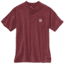 Carhartt Workwear Pkt Short Sleeve Henley MW Jersey Org Fit - Mens, Port Heather, XXL-REG K84-645-REG-XXL
