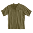 Carhartt Workwear Pkt Short Sleeve Henley MW Jersey Org Fit - Mens, Army Green, XXL-REG K84-ARG-REG-XXL