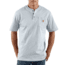 Carhartt Workwear Pkt Short Sleeve Henley MW Jersey Org Fit - Mens, Ash, XXL-REG K84-ASH-REG-XXL