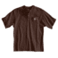 Carhartt Workwear Pkt Short Sleeve Henley MW Jersey Org Fit - Mens, Dark Brown, XXL-REG K84-DKB-REG-XXL