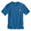Carhartt Workwear Pkt Short Sleeve Henley MW Jersey Org Fit - Mens, Federal Blue, XXL-REG K87-445-REG-XXL