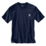 Carhartt Workwear Pkt Short Sleeve Henley MW Jersey Org Fit - Mens, Navy Heather, XXL-REG K87-981-REG-XXL