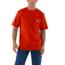 Carhartt Workwear Pkt Short Sleeve Henley MW Jersey Org Fit - Mens, Rustic Orange Heather, XXL-REG, K87-807-REG-XXL