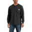 Carhartt Workwear Pocket Long Sleeve Henley for Mens, Black, Small/Regular K128-BLK-REG-SML