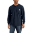 Carhartt Workwear Pocket Long Sleeve Henley for Mens, Navy, Extra Large/Regular K128-NVY-REG-XLG