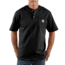 Carhartt Workwear Pocket Short Sleeve Henley for Mens, Black, Small/Regular K84-BLK-REG-SML