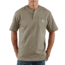 Carhartt Workwear Pocket Short Sleeve Henley for Mens, Desert, 3XL/Tall K84-DES-TLL-3XL