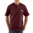 Carhartt Workwear Pocket Short Sleeve Henley for Mens, Port, Small/Regular K84-PRT-REG-SML