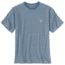 Carhartt Workwear Pocket T-Shirt - Men's, Steel Blue Stripe, Small, Regular, K87-976-S-REG