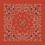 Carolina Manufacturing Bandana Paisley Terracotta B22PAI-000014