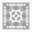 Carolina Manufacturing Texas Paisley Bandana White B27PAI-100034