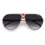 Carrera 1033/S Sunglasses, Gold Red Frame, Grey Shaded Lens, 716736298559