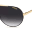 Carrera 1033/S Sunglasses, Gold Red Frame, Grey Shaded Lens, 716736298559