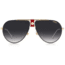 Carrera 1033/S Sunglasses, Gold Red Frame, Grey Shaded Lens, 716736298559