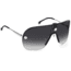Carrera CA Epica II Sunglasses, Palladium Frame, Grey Shaded Lens, 716736298757