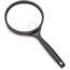 Carson 2x4 Oversized Handheld Magnifier w/ 3x Spot Lens, Black, Small, DS-44GL