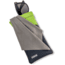Carson Eyeglass Pouch w/Built-in Microfiber Cloth, Grey/Green, 6.7x7.6in, EC-10GYGR