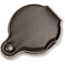 Carson Slide-OpenGlass Magnifier 4x w/Attached Case, Black, Small, GN-11
