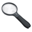 Carson SplitHandle 2x/3x Magnifying Glass, Black HF-11