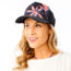 Carve Designs Beach Hat, Womens, Black with Flamingo Palms, OS, HTTH15-695-OS