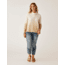 Carve Designs Bodie Funnel Neck - Womens, Lt. Khaki Ombre, Large, TKRB76-244-LG