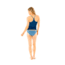 Carve Designs Stinson Tankini - Womens, Dusk Mariner, Extra Small, BKCA65-509-XS