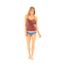 Carve Designs Stinson Tankini - Womens, Merlot Sol, Medium, BKCA65-643-MD