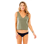 Carve Designs Cayman Tankini 2-in-1, Womens, Olive with Olive Paisley, XL, BKVN28-317-XL