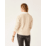 Carve Designs Clara Fleece Pullover - Womens, Birch Even Stripe, Medium, FLPO15-282-MD
