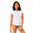 Carve Designs Dawson Rashguard, Womens, White with Water Stripe, XL, RGCR26-118-XL