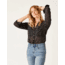 Carve Designs Dylan Gauze Tunic - Womens, Black Crosshatch, Small, TWTC52-997-SM