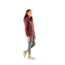 Carve Designs Evans Quilted Shacket - Womens, Merlot, Extra Small, JAQU28-621-XS
