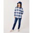 Carve Designs Fairbanks Supersoft Shirt - Womens, Navy Plaid, Medium, TKSS70-909-MD