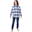 Carve Designs Fairbanks Supersoft Shirt - Womens, Navy Plaid, Medium, TKSS70-909-MD