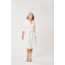 Carve Designs Lana Dress - Womens, Cloud, Large, DRLS30-070-LG