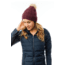 Carve Designs Laurel Pom Hat - Womens, Merlot, One Size, HTPP15-621-OS