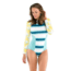 Carve Designs Madeline One Piece, Playa Stripe / Julep / Gold Palms, XL, BFBZ29-407-XL