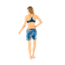 Carve Designs Noosa Boardshort - Womens, Indigo Shade, 02, SHST26-512-02