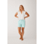 Carve Designs Oahu Hi Rise 6in Short - Women's, Sea Glass, 6, SHHR06-352-06