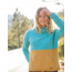 Carve Designs Rowayton Colorblock Cowl - Womens, Wave w. Wood, Extra Small, FLRC20-482-XS