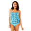 Carve Designs Sophia Tankini, Agave w. Julep Stripe, XL, BKOB20-337-XL