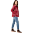 Carve Designs Vineyard Shacket - Womens, Brick Plaid, Extra Small, JCMM55-633-XS