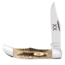 Case Pocket Hunter Folding Knife, 2.75in, V61165 SS, Clip Blade, Vintage Bone, 25965