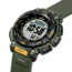 Casio Outdoor Casio Pro Trek Solar Watch Triple Sensor Watching Featuring an Altimeter, Barometer, Digital Compass, Thermometer and 100M WR - Mens, Green, One Size, PRG340-3