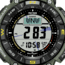 Casio Outdoor Casio Pro Trek Solar Watch Triple Sensor Watching Featuring an Altimeter, Barometer, Digital Compass, Thermometer and 100M WR - Mens, Green, One Size, PRG340-3