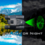 10x32mm Day/Night Green Laser Roof Prism Binocular and Case,Black