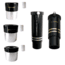Cassini 6mm, 12.5mm, 20mm, 1.5X Erector, 3X Barlow Lens 1.25 inch format eyepiece set, Black 125FIVEPCSET