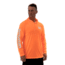 CAT Hi-Vis UDF Hooded Banner L/S Tee - Men's, Hi-Vis Orange, M, 1510568-12131-M