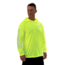 CAT Hi-Vis UDF Hooded Banner L/S Tee - Men's, Hi-Vis Yellow, L, 1510568-12130-L