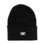 Caterpillar Label Cuff Beanie, One Size, Black, 1090026-10158-OS